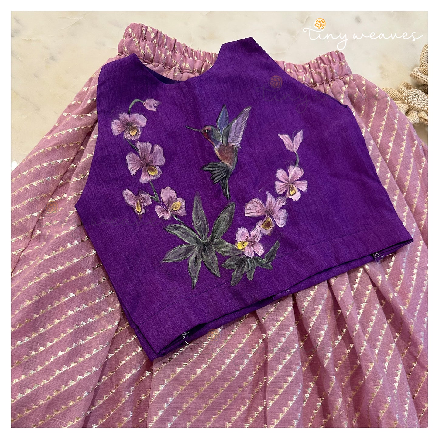 Humming Bird Skirt Set