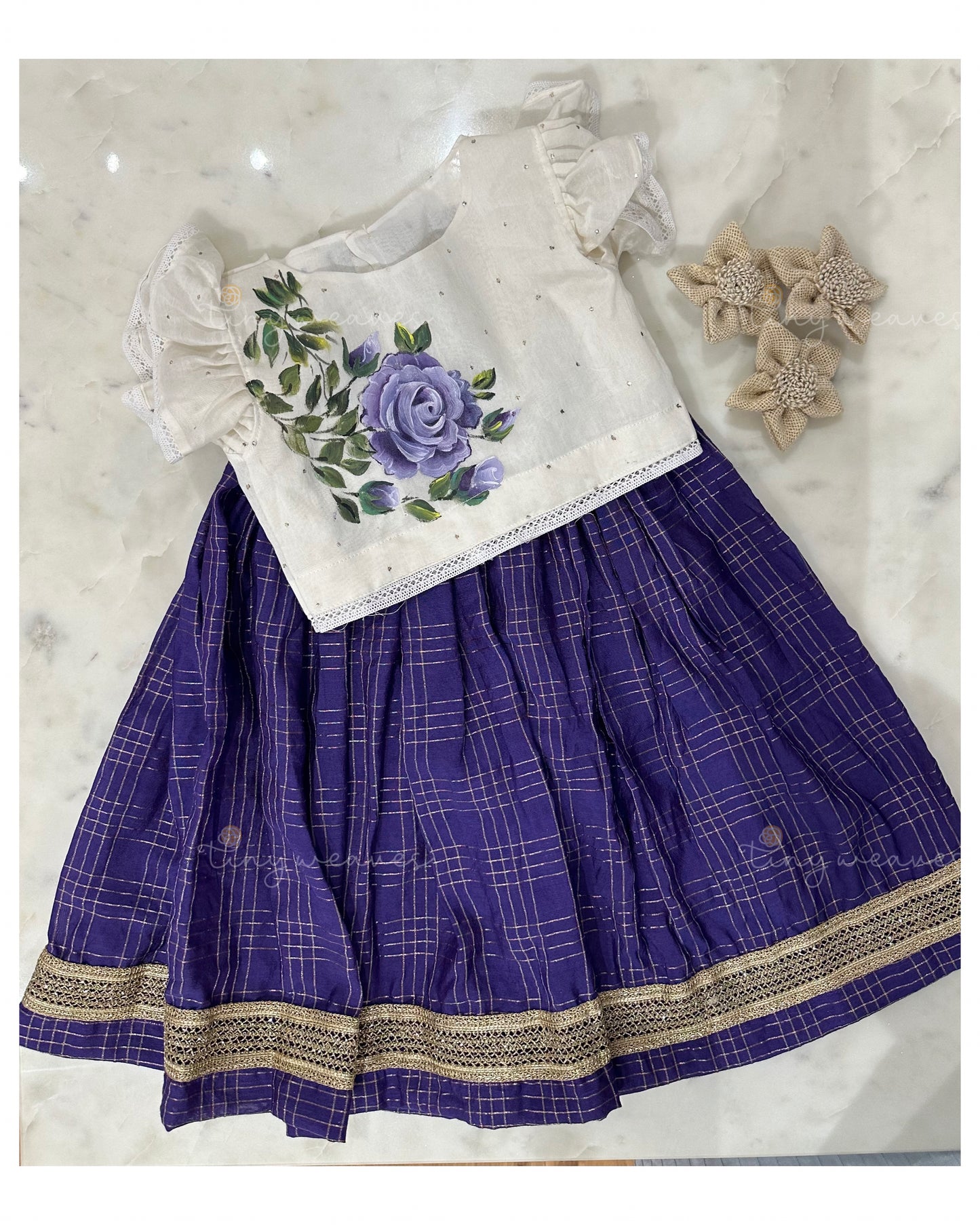 Hanging Rose Skirt Set