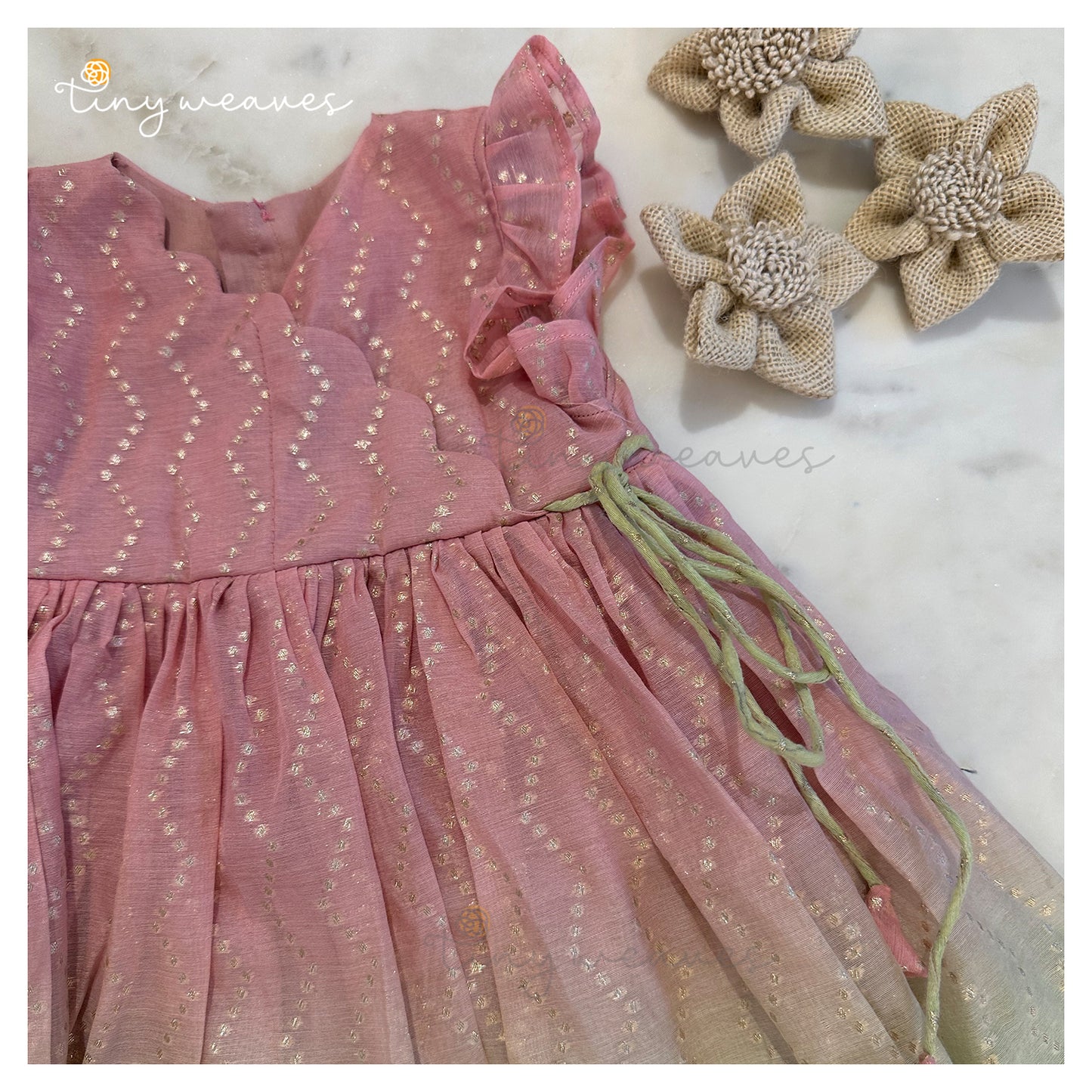 Ombre Angarakha Frock