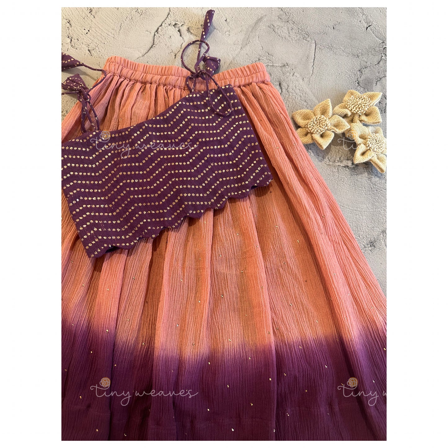 Amethyst Blush skirt set