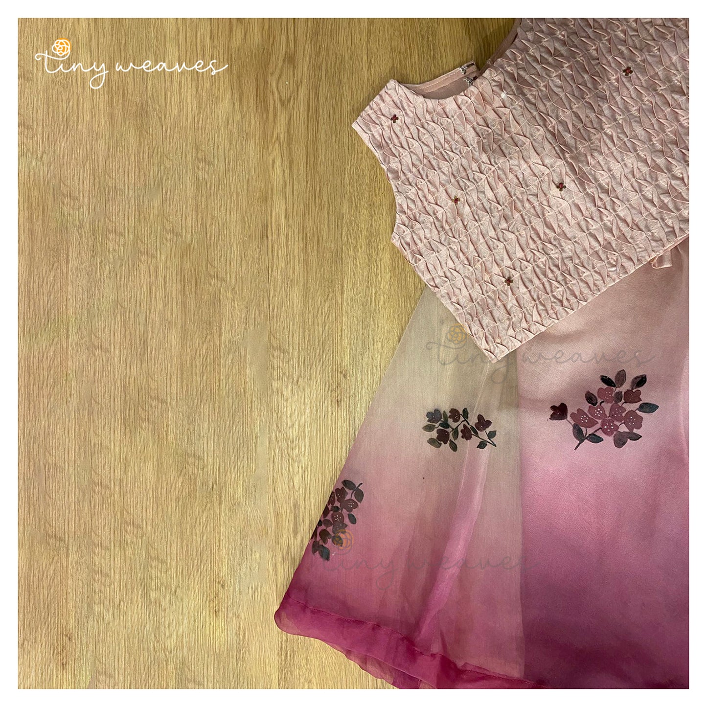 Bougainvillea skirt set