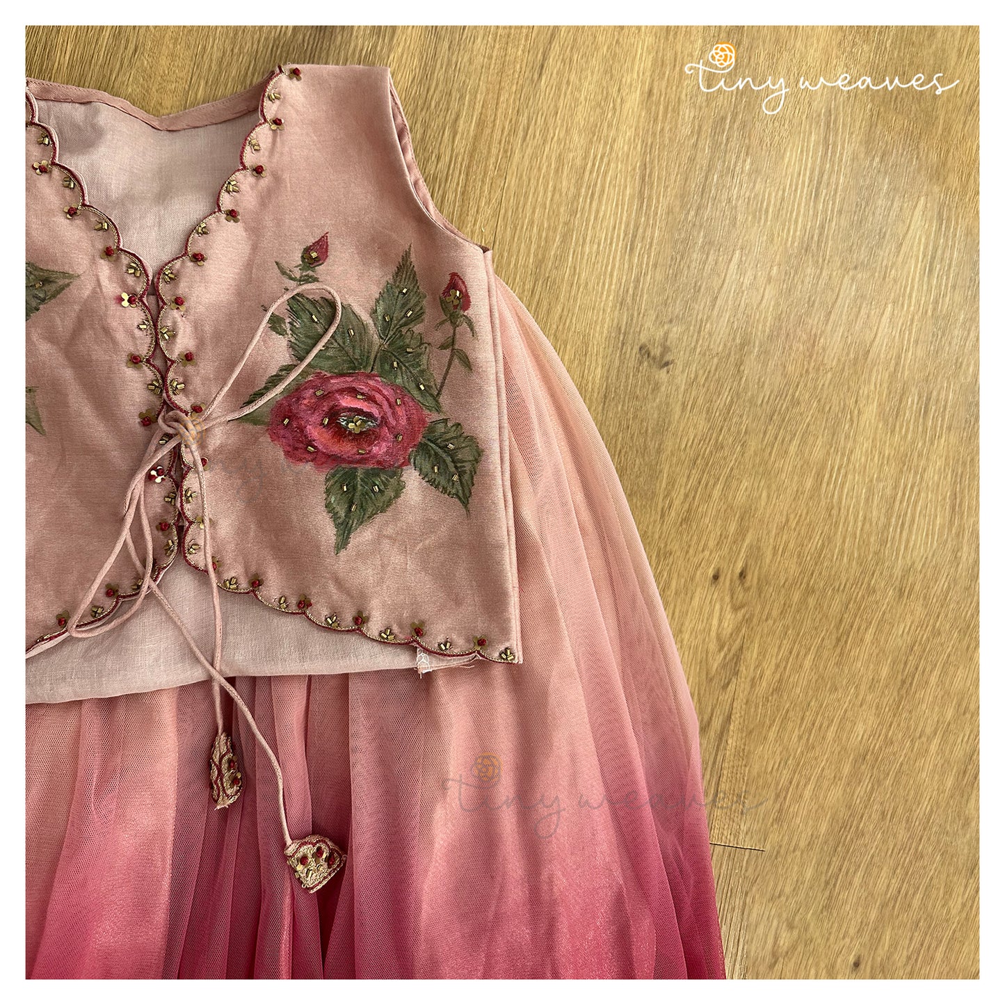 Rossette Hand painted ombre set