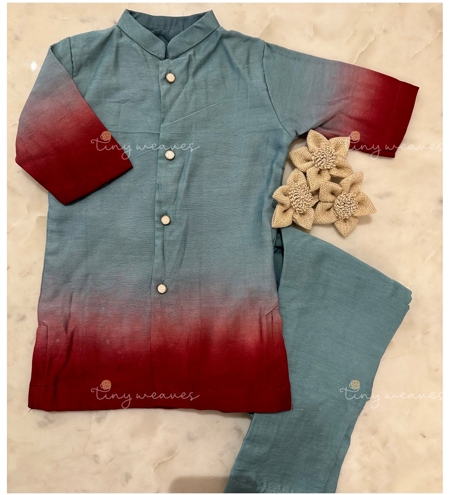 Blue Rouge Ombre set