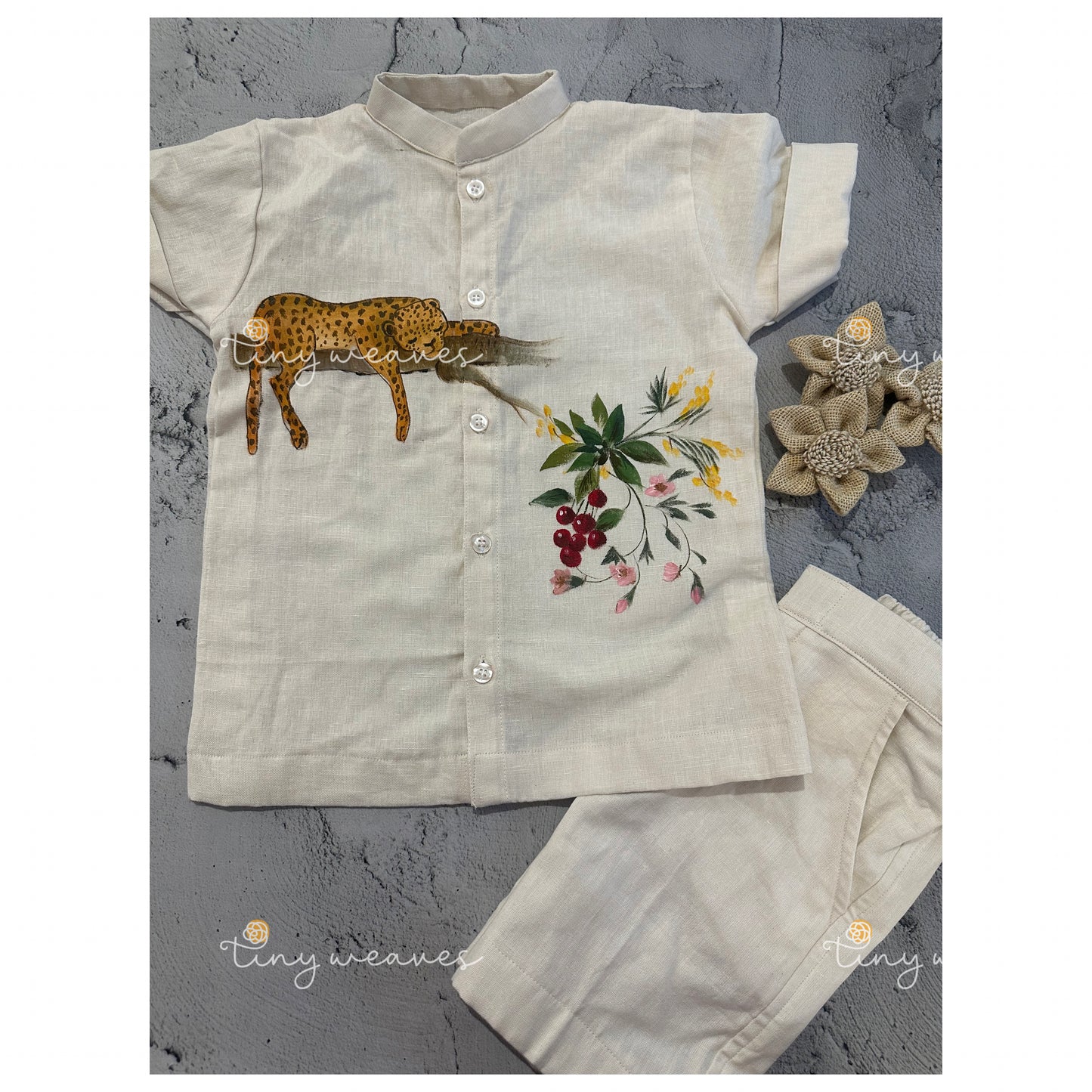 Sleeping cheetah co-ord set