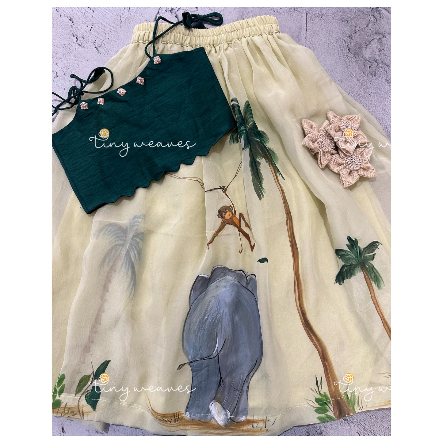 Jungle skirt set