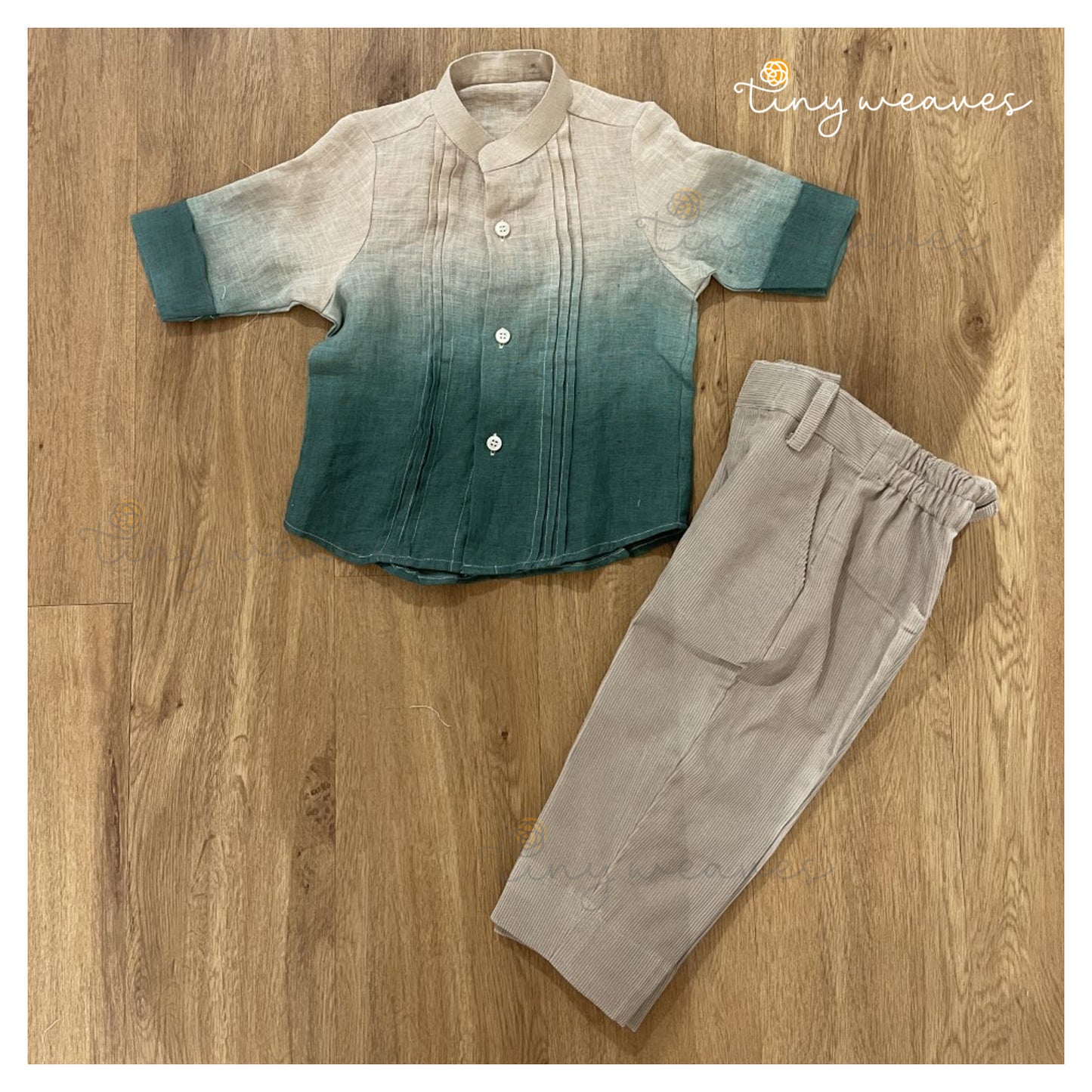 Ombre shirt [ green ]