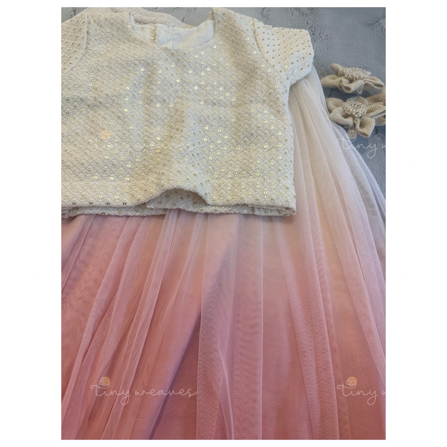 Pink Frost skirt set