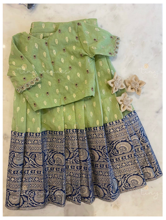 Royal skirt set [ green ]