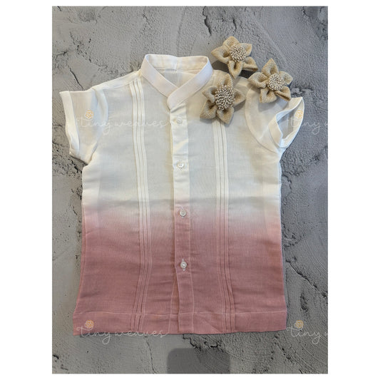 Ombre shirt {mauve}