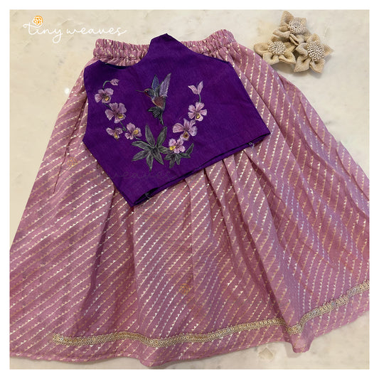 Humming Bird Skirt Set