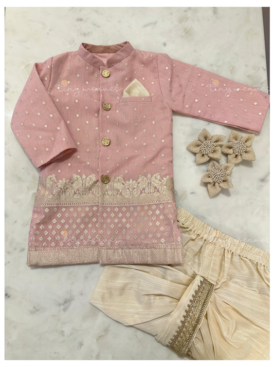 Royal kurta set [ pink ]