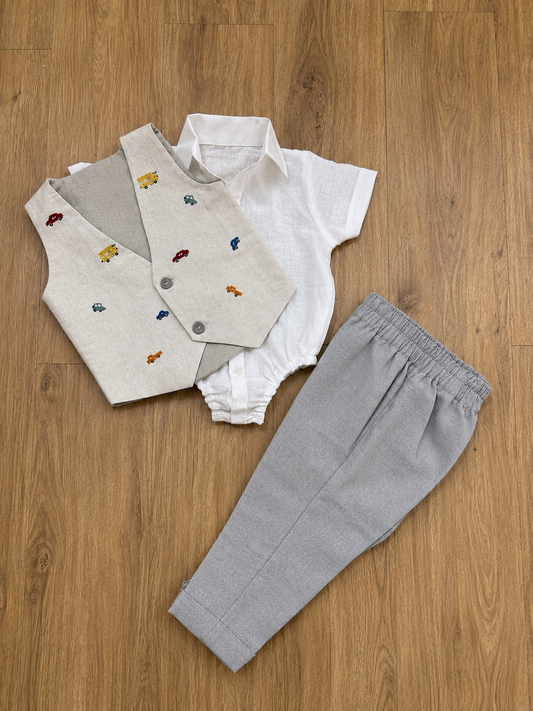 Little Explorer Waistcoat Set