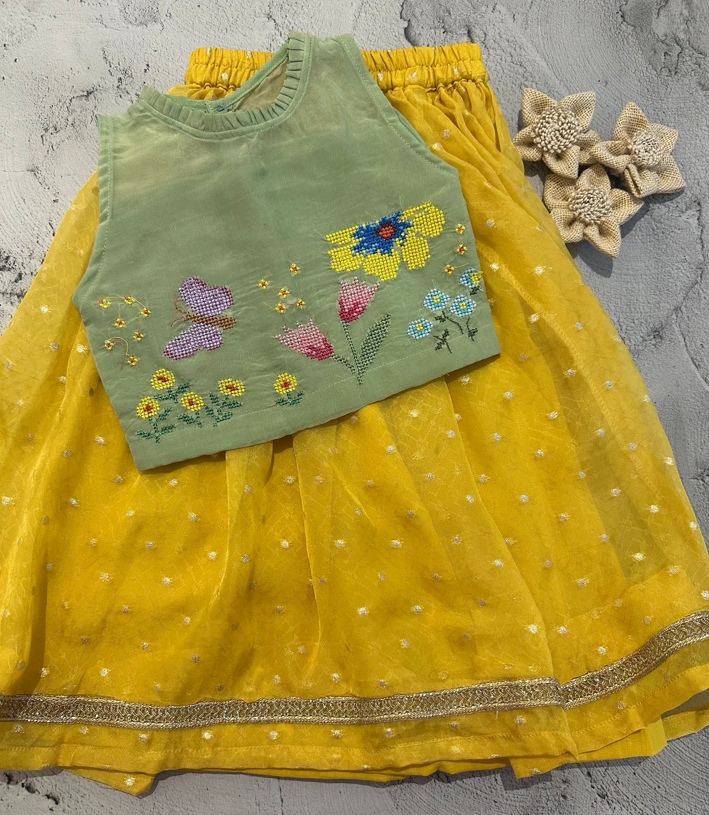 sunlit skirt set
