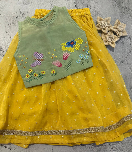 sunlit skirt set