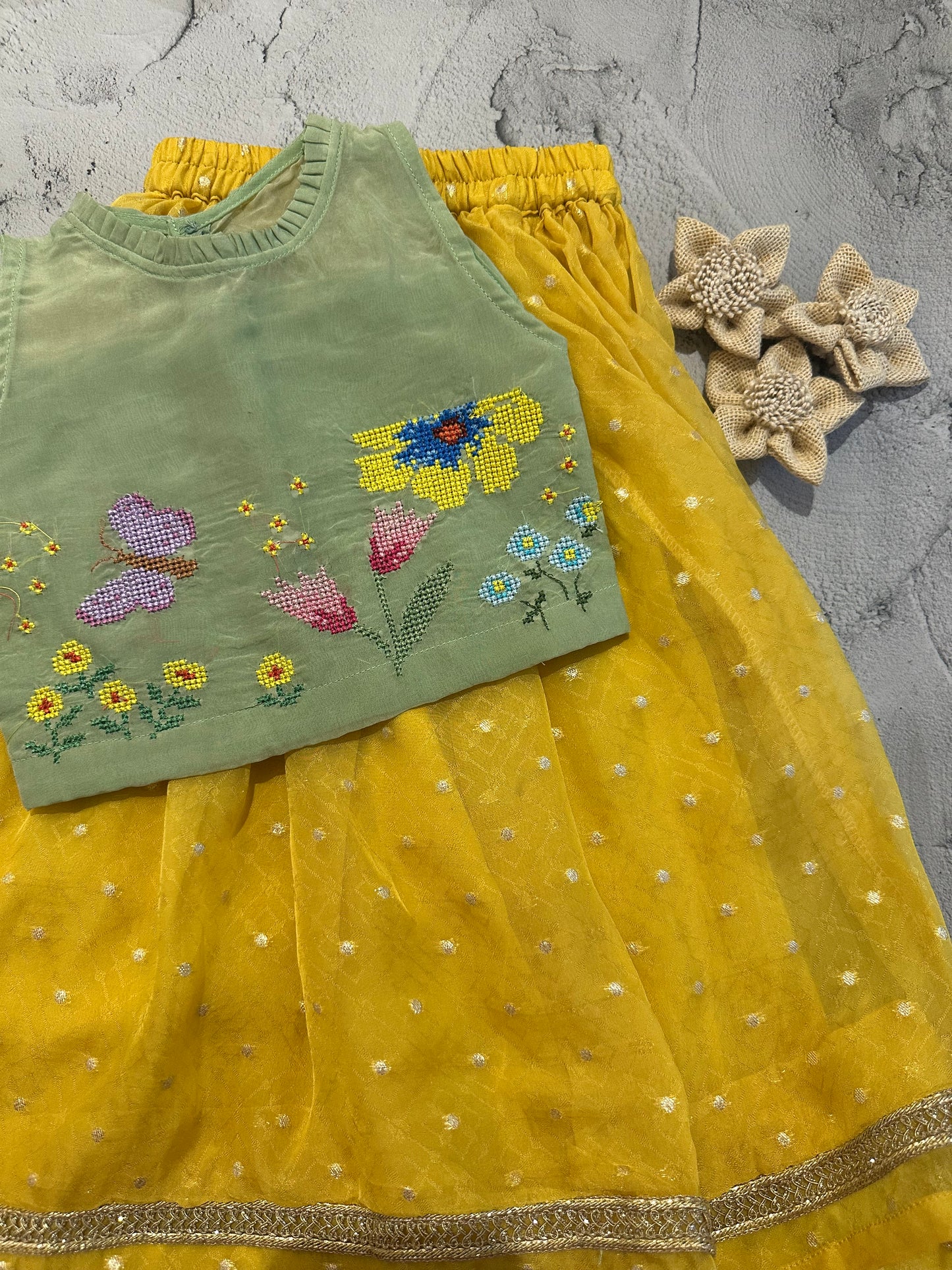 sunlit skirt set