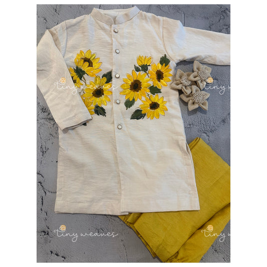 Sunflower kurta set