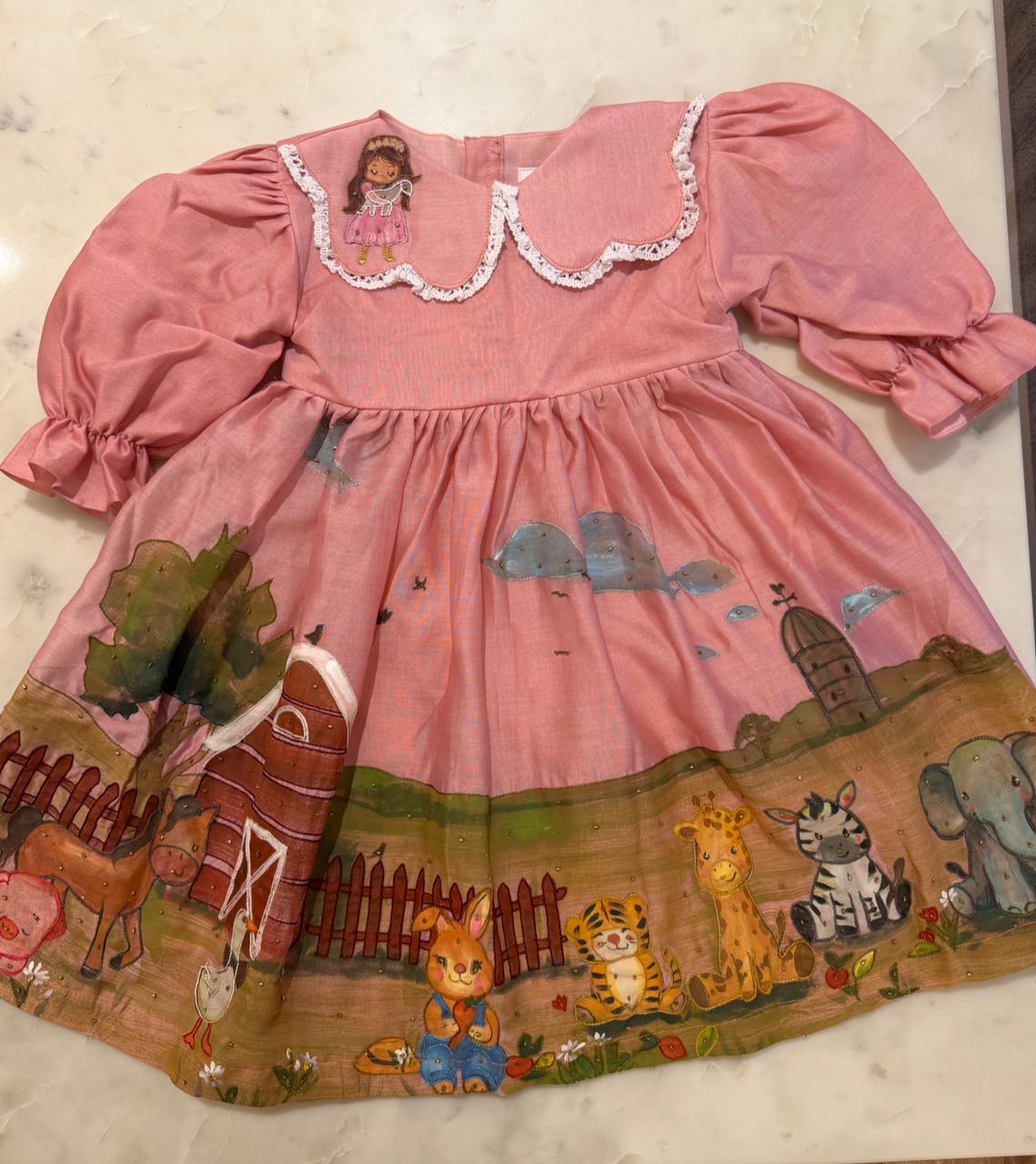 Little Farm Tales Hand-Painted Dress