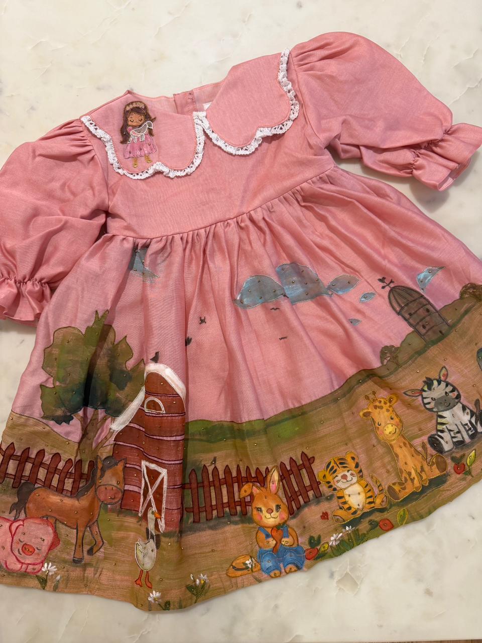 Little Farm Tales Hand-Painted Dress