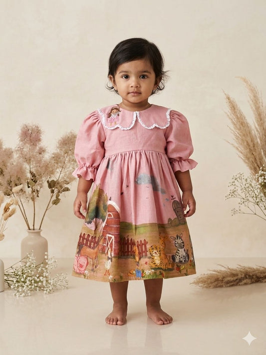 Little Farm Tales Hand-Painted Dress