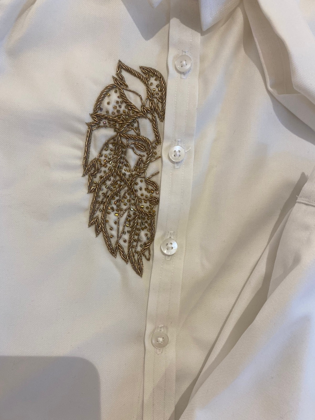 Regal Lion Zardozi Embroidered Shorts Set
