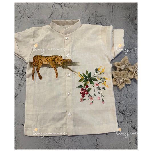 Sleeping cheetah shirt